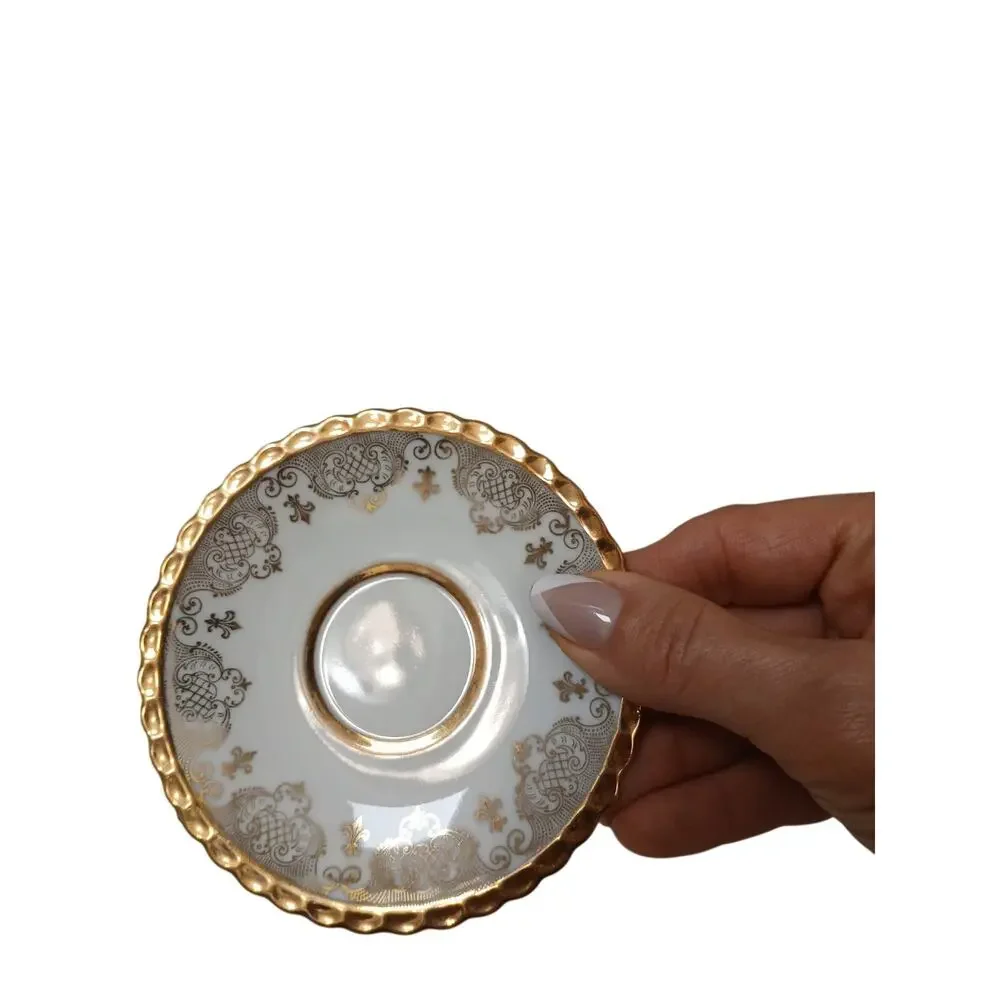 Vintage Winterling Bavaria Germany Saucer Gold Grape Scalloped Leaf Replacement